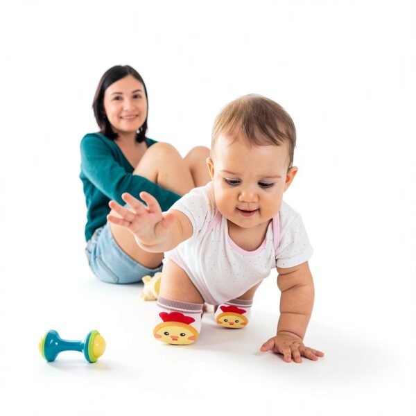 NASHRIO Baby Knee Pads Soft Cushion Crawling Protection-6