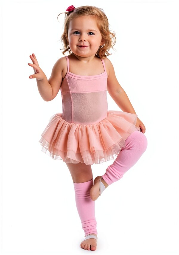 Huggalugs Pink Cotton Leg Warmers Soft Baby Girls-3