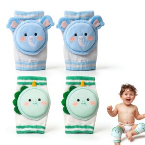 Baby Knee Pads Cotton Stretchable Crawling Protection Unisex-0