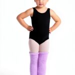 Capezio Baby Girls Leg Warmers Lavender Elastic One Size-0