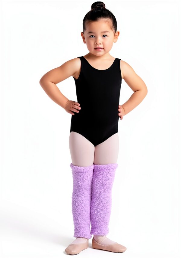 Capezio Baby Girls Leg Warmers Lavender Elastic One Size-0