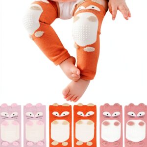 Baby Leg Warmers Cotton Fox Design Girls Winter Wear-0