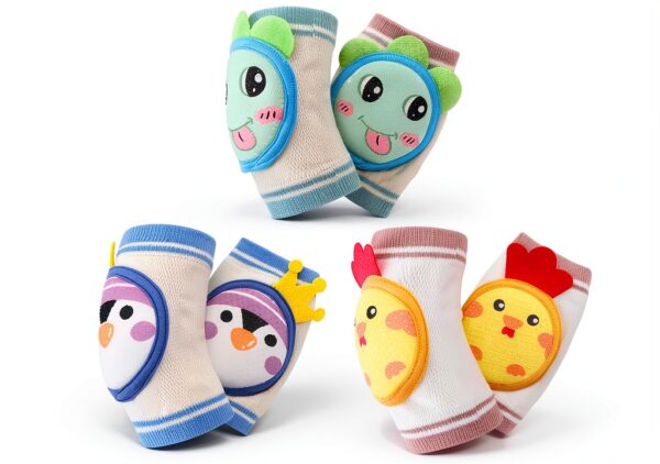 NASHRIO Baby Knee Pads Soft Cushion Crawling Protection-0