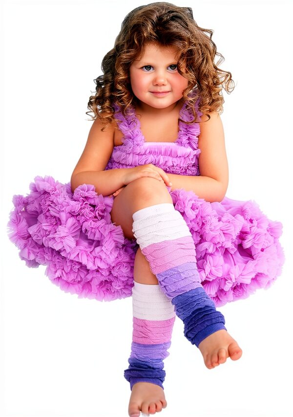 Baby Leg Warmers Cotton Ruffle Design Girls Dance Wear-2