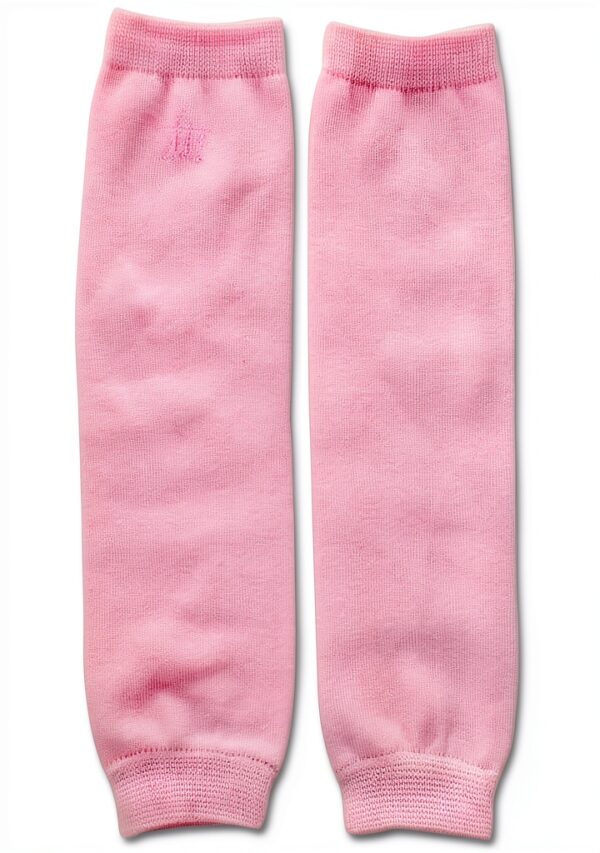 Huggalugs Pink Cotton Leg Warmers Soft Baby Girls-0